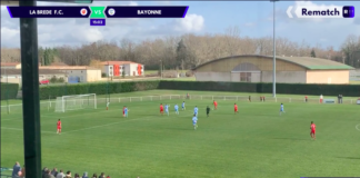La Brède – Bayonne B (R1) en résumé vidéo