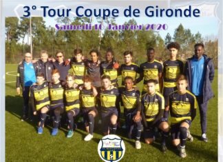 Les U19 de Martignas Illac poursuivent leur route en coupe de Gironde
