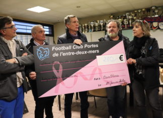 Portes Entre Deux Mers fait ses voeux avec un don