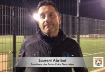 La réaction en vidéo de Laurent Abribat (Portes Entre Deux Mers, R1)