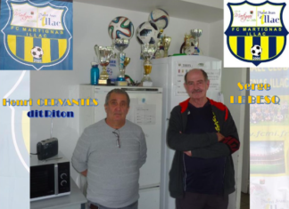 Portraits de Serge Le Besq et Henri Cervantes, bénévoles essentiels du FC Martignas Illac