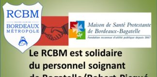 Le Racing club Bordeaux Métropole organise une cagnotte solidaire pour les soignants