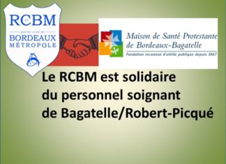 Le Racing club Bordeaux Métropole organise une cagnotte solidaire pour les soignants