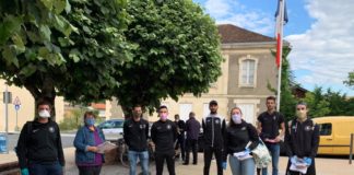 Le CA Sallois assure la distribution des masques