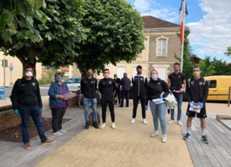 Le CA Sallois assure la distribution des masques