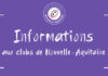 La Ligue informe les clubs de Nouvelle-Aquitaine
