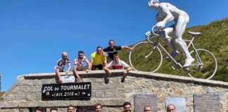 Des joueurs du FC Bassin Arcachon s’offrent le col du Tourmalet