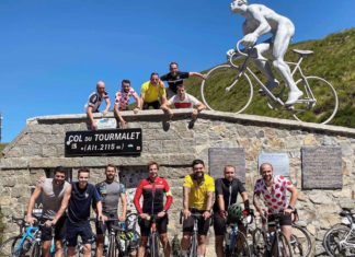Des joueurs du FC Bassin Arcachon s’offrent le col du Tourmalet