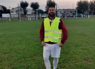 Michael Michel (Coteaux Libournais) lance le gilet jaune challenge