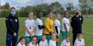Solidarité – Les U13F de Mérignac Arlac en rose