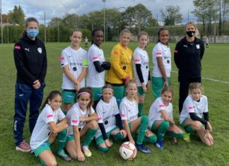 Solidarité – Les U13F de Mérignac Arlac en rose