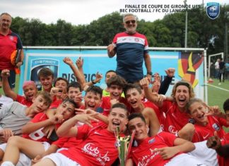 Coupe de la Gironde U15 – Langon ramène la coupe à la maison !