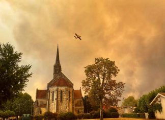 Incendie – Belin Beliet après l’angoisse, la solidarité