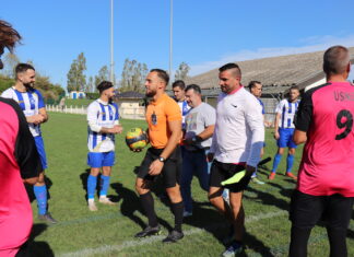 La photo du week-end : Les arbitres en guest-star