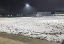 Insolite : les entrainements sous la neige en Gironde