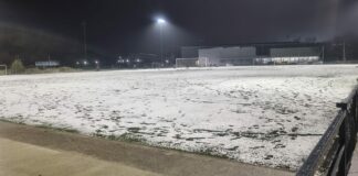 Insolite : les entrainements sous la neige en Gironde
