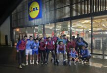 Insolite : Le Patronage Bazadais s’entraine … sur un parking !