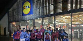 Insolite : Le Patronage Bazadais s’entraine … sur un parking !