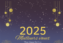Meilleurs voeux pour 2025